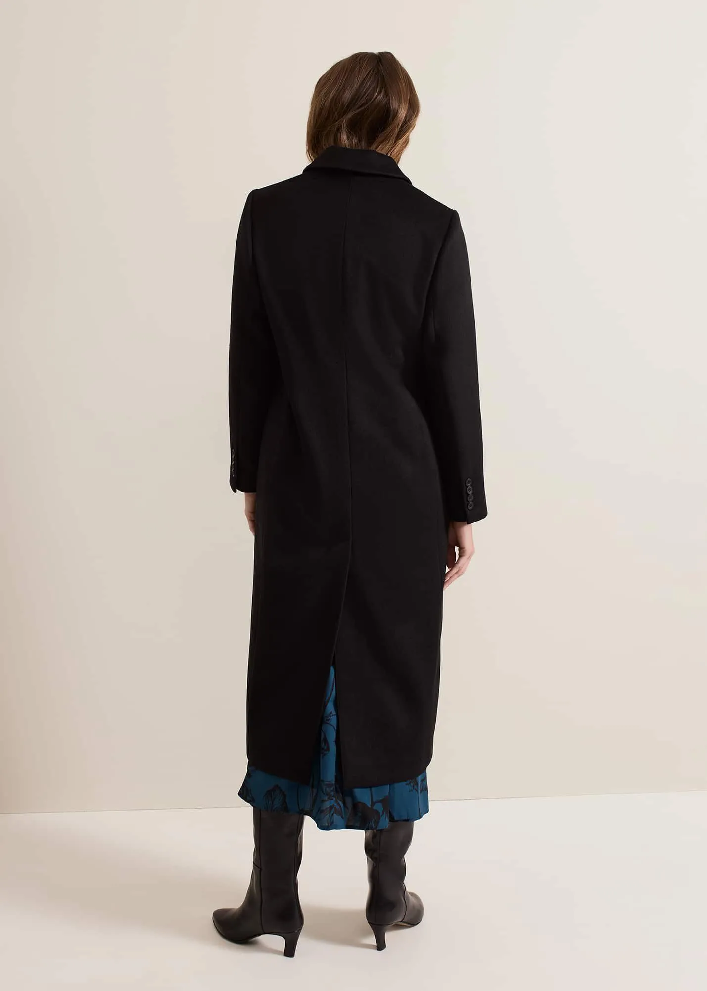 Petite Lydia Long Wool Coat