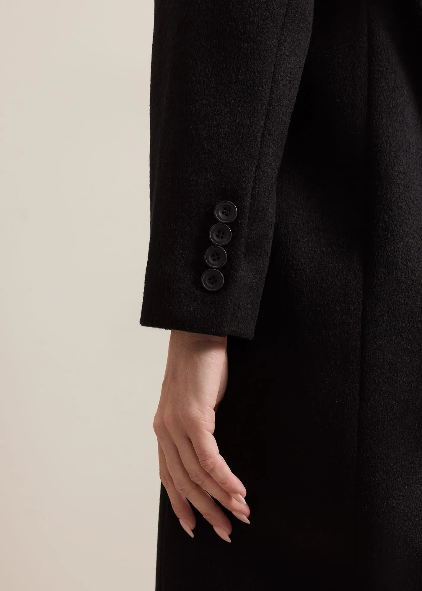 Petite Lydia Long Wool Coat