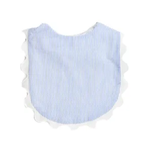 Pinstripe Blue Bib