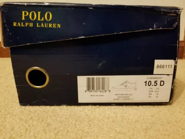 Polo Ralph Lauren Men's Latton Sneaker (10.5)