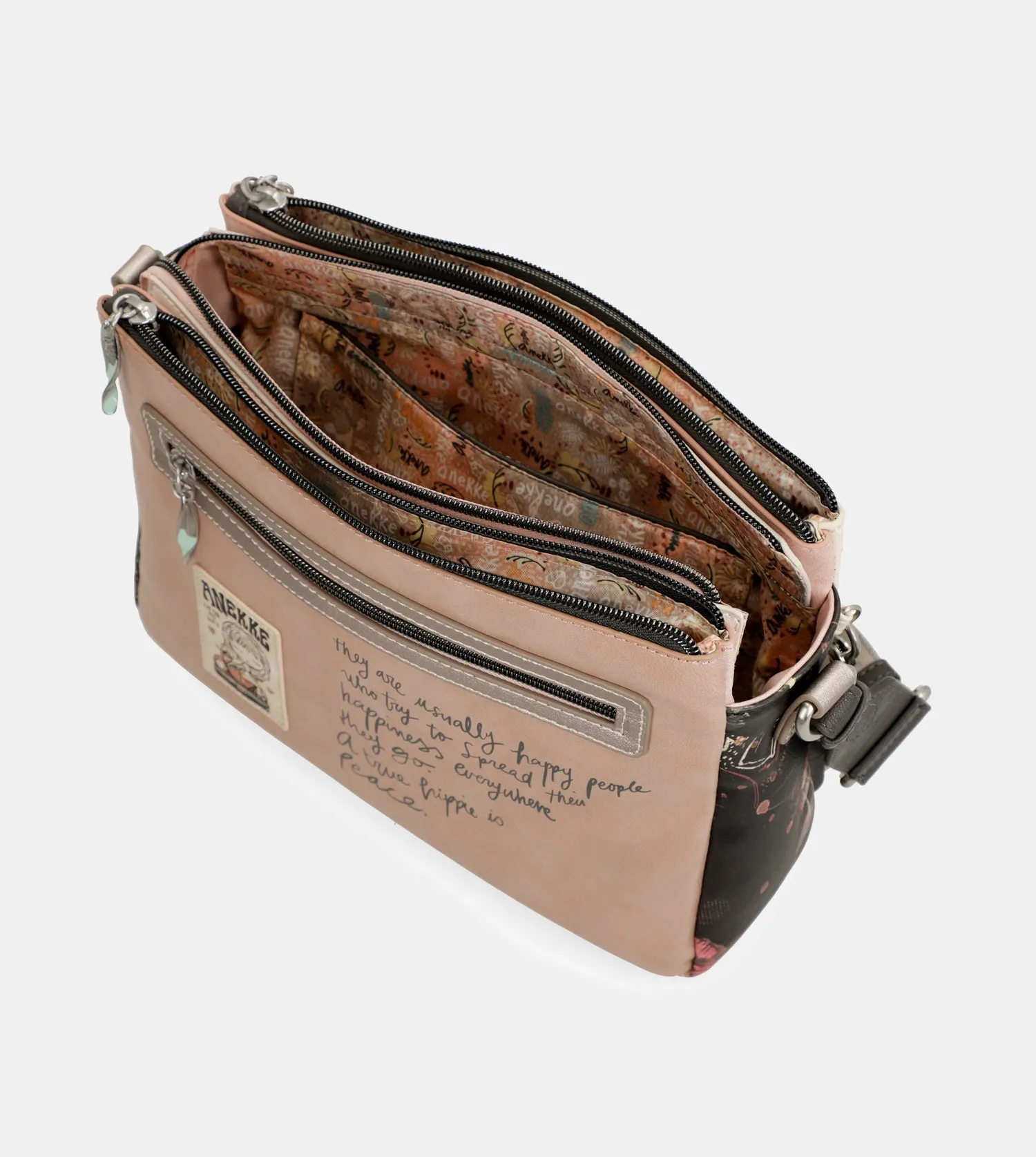 Psicodelic rectangular crossbody bag