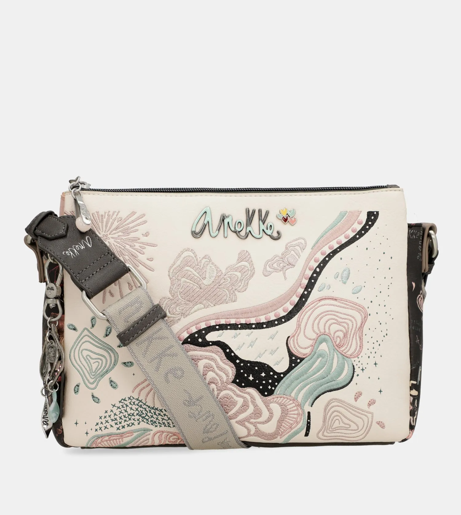 Psicodelic rectangular crossbody bag