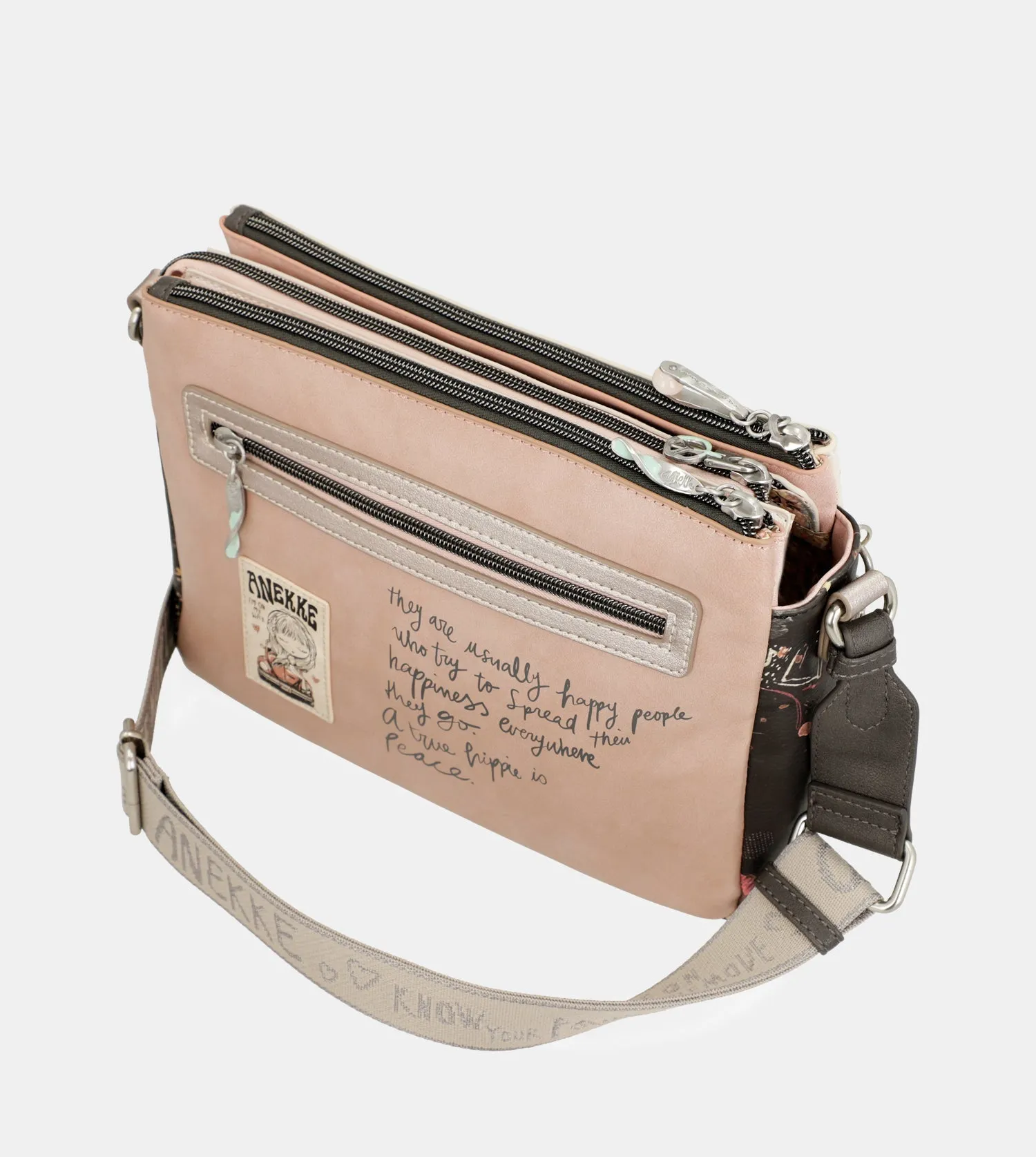 Psicodelic rectangular crossbody bag