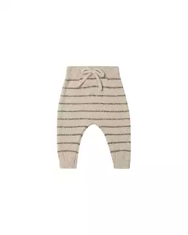 Quincy Mae - Basil Stripe Knit Pant LAST ONE 18-24m