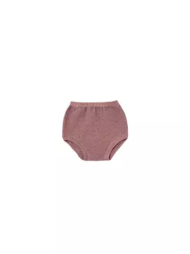 Quincy Mae - Fig Knit Bloomer LAST ONE 12-18m