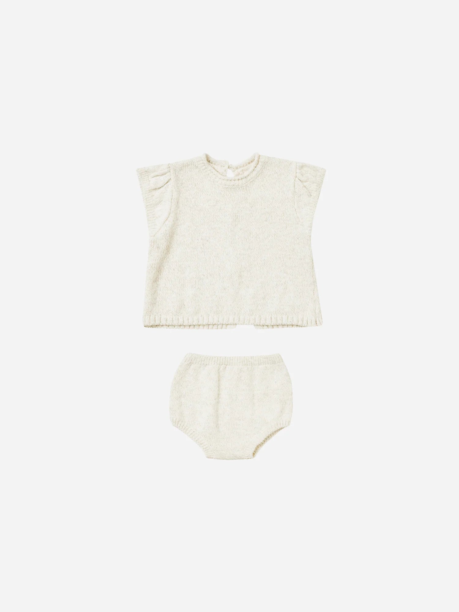 Quincy Mae - Ivory Penny Knit Set