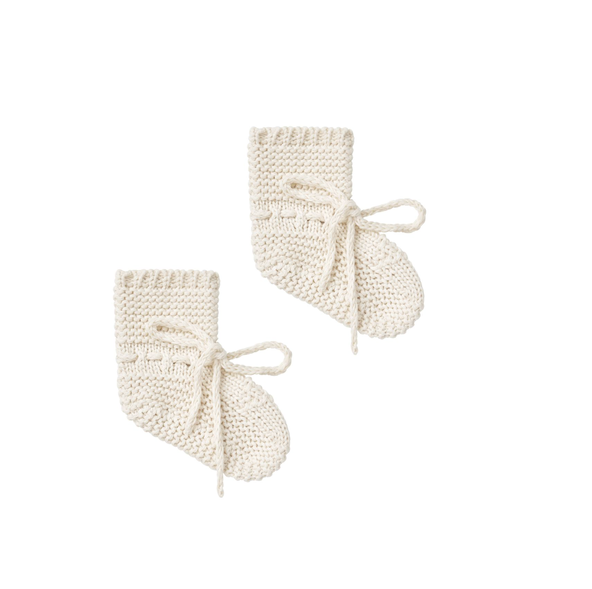 Quincy Mae - Natural Knit Booties