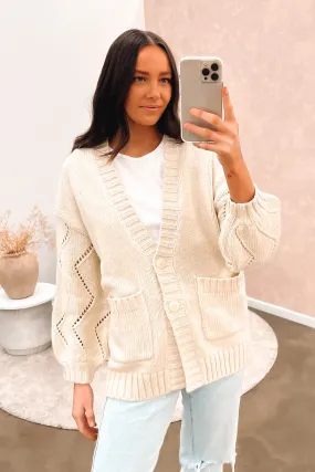 Rossie Cardigan Coconut Cream