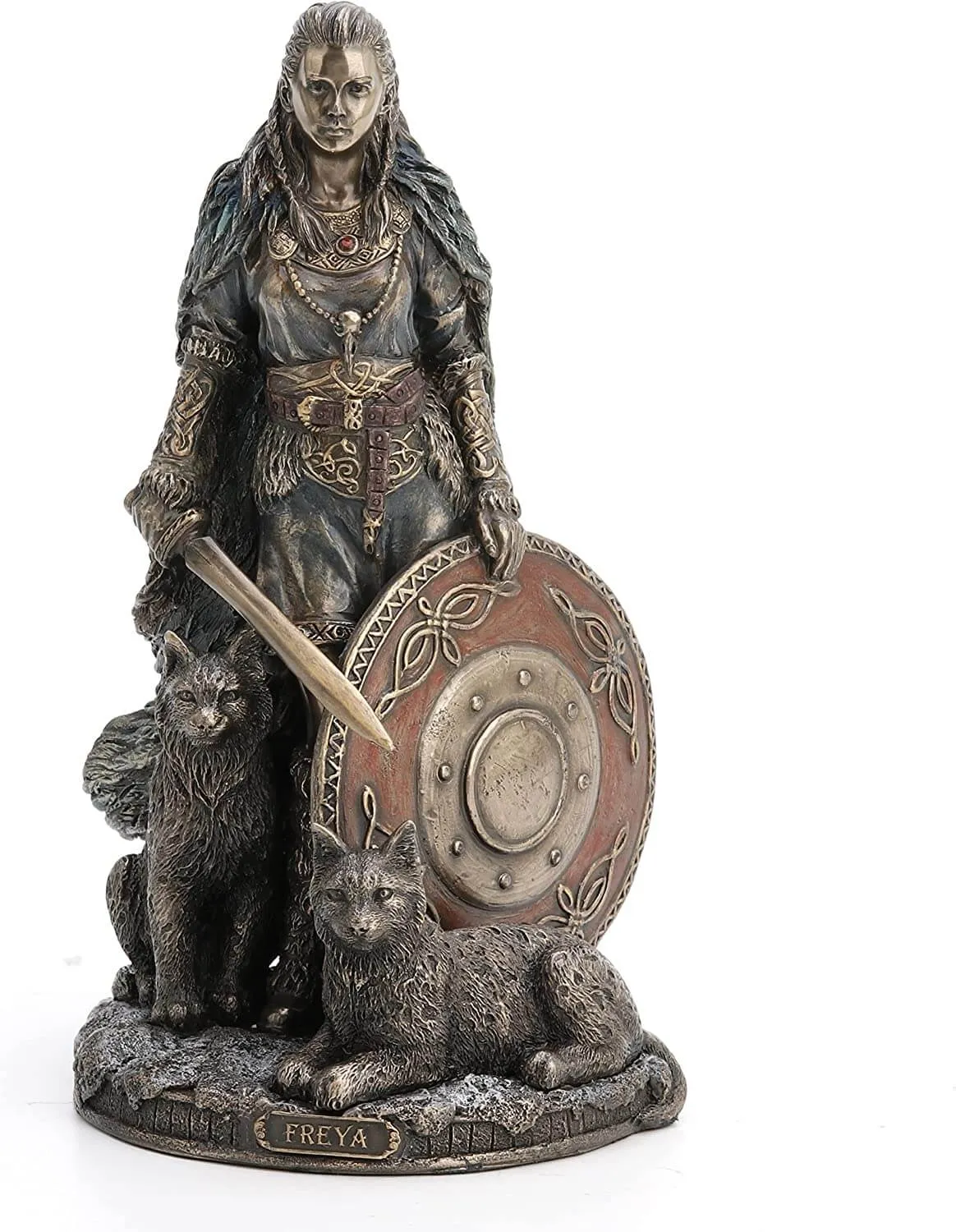 Shieldmaiden Norse Goddess Freya Figurine