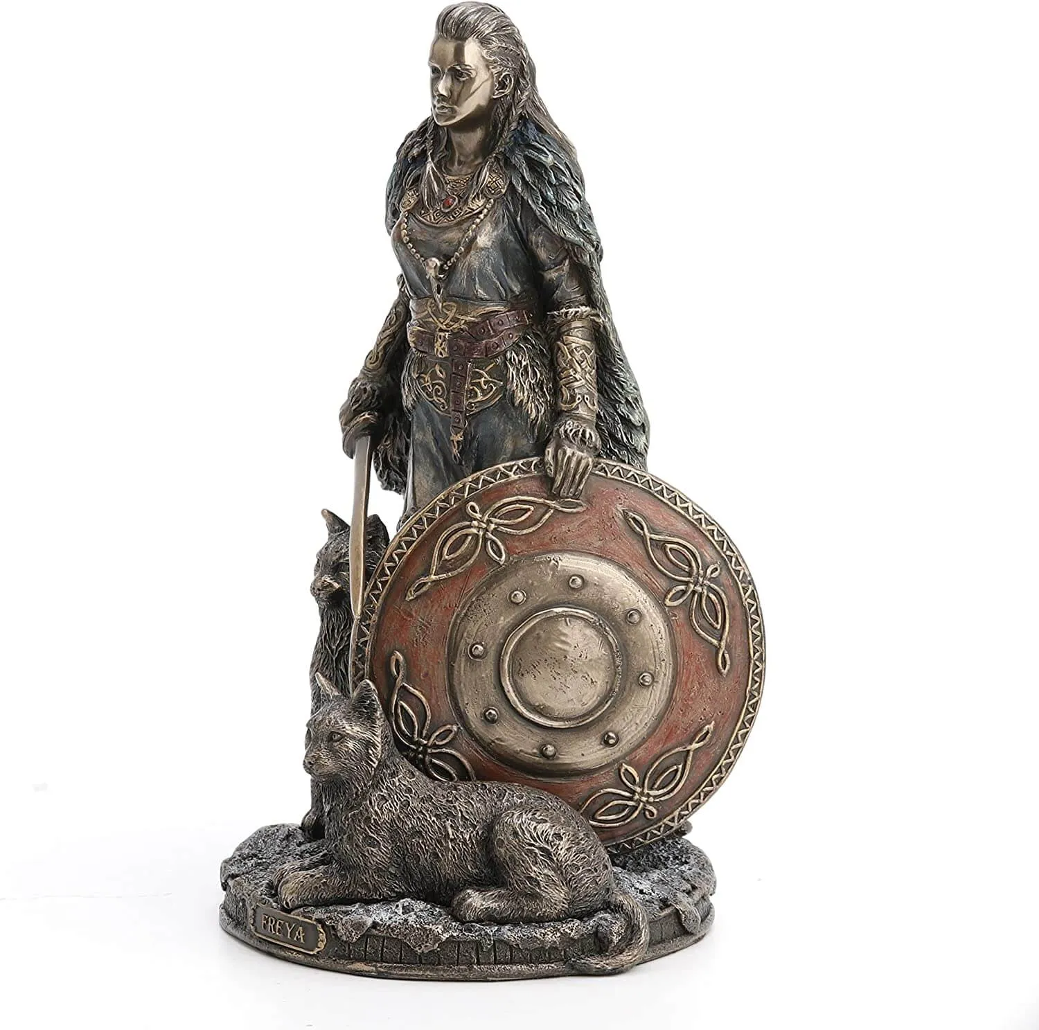 Shieldmaiden Norse Goddess Freya Figurine