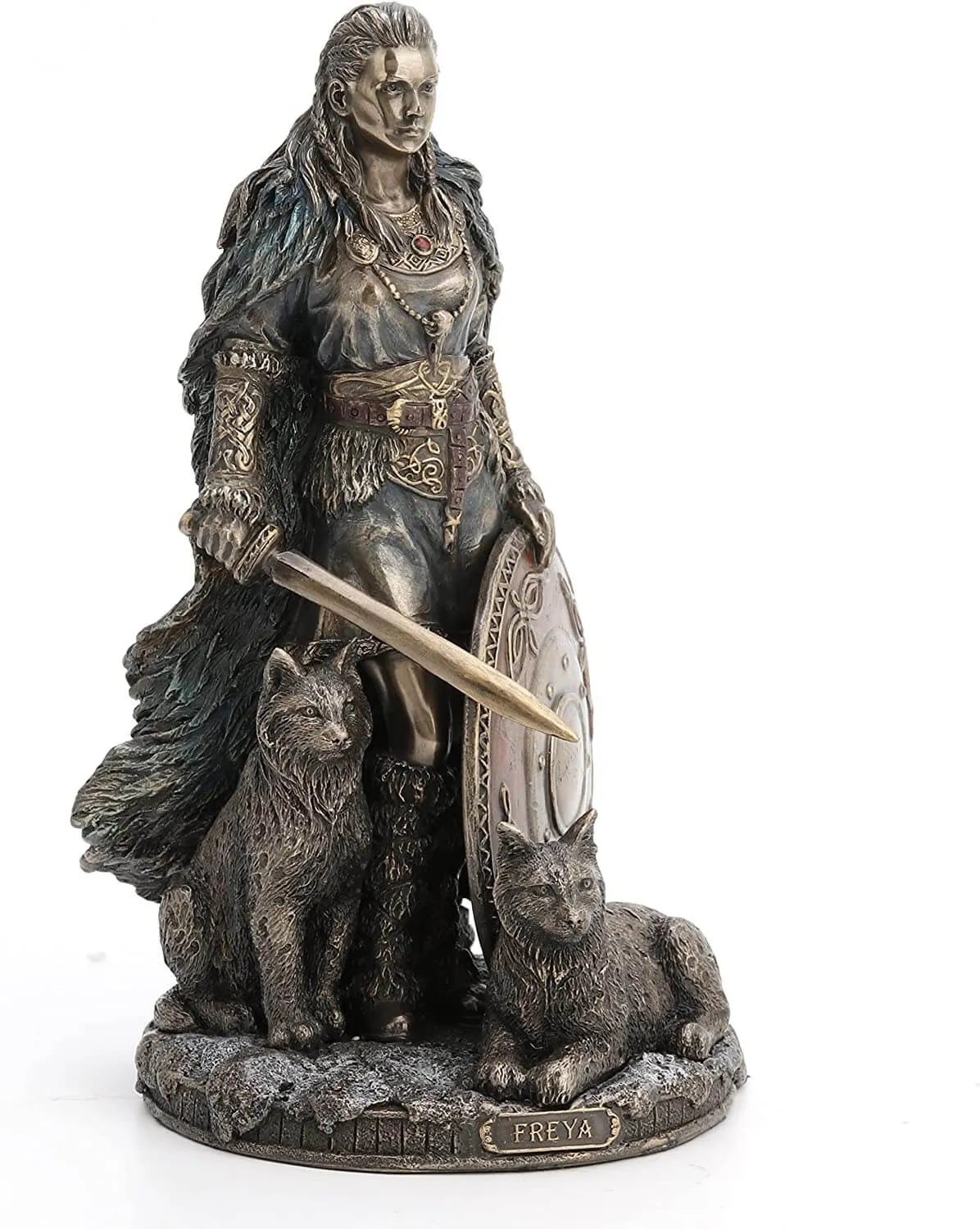 Shieldmaiden Norse Goddess Freya Figurine