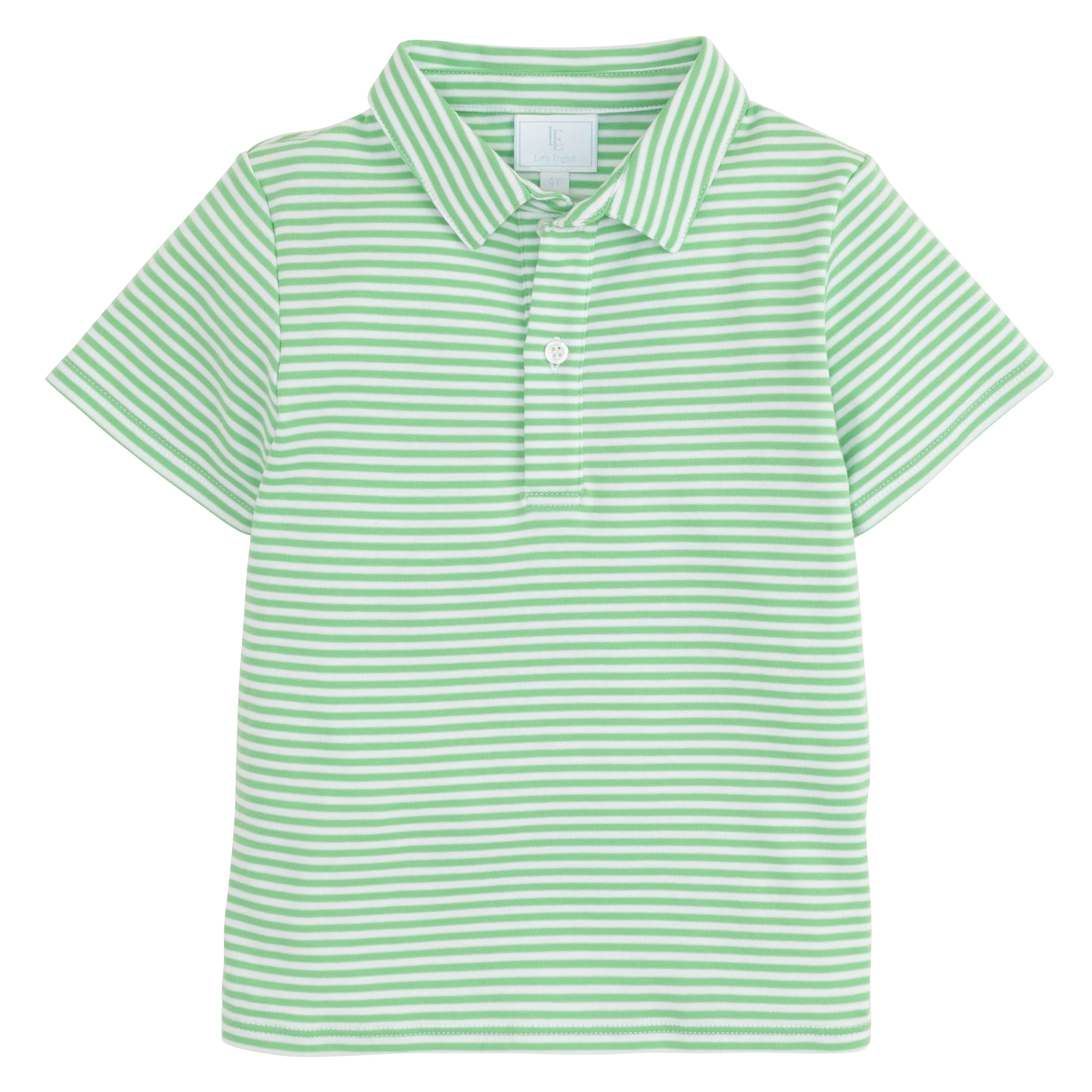 Short Sleeve Polo - Green Stripe