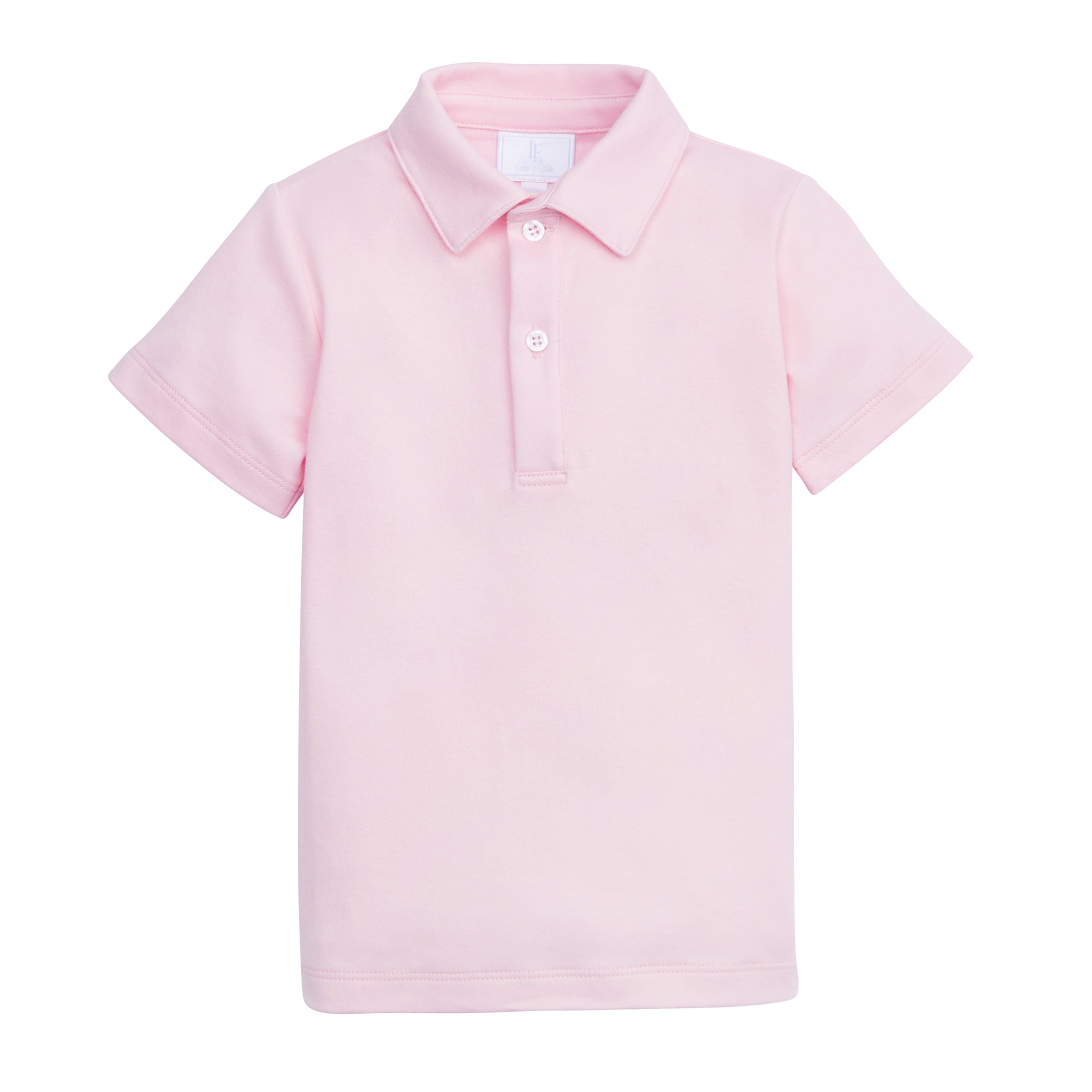 Short Sleeve Polo - Light Pink