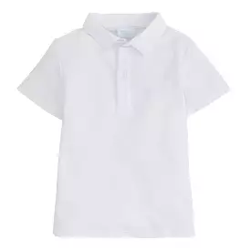 Short Sleeve Polo - White