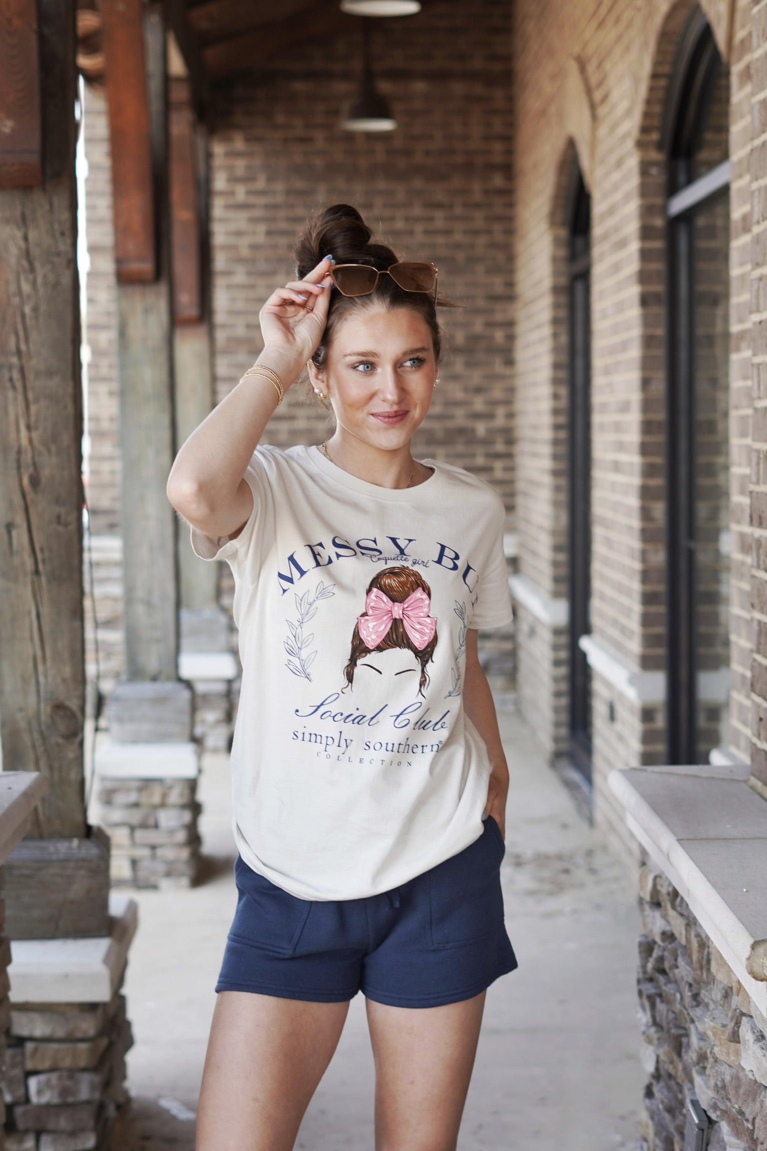 Simply Southern Messy Bun T-Shirt