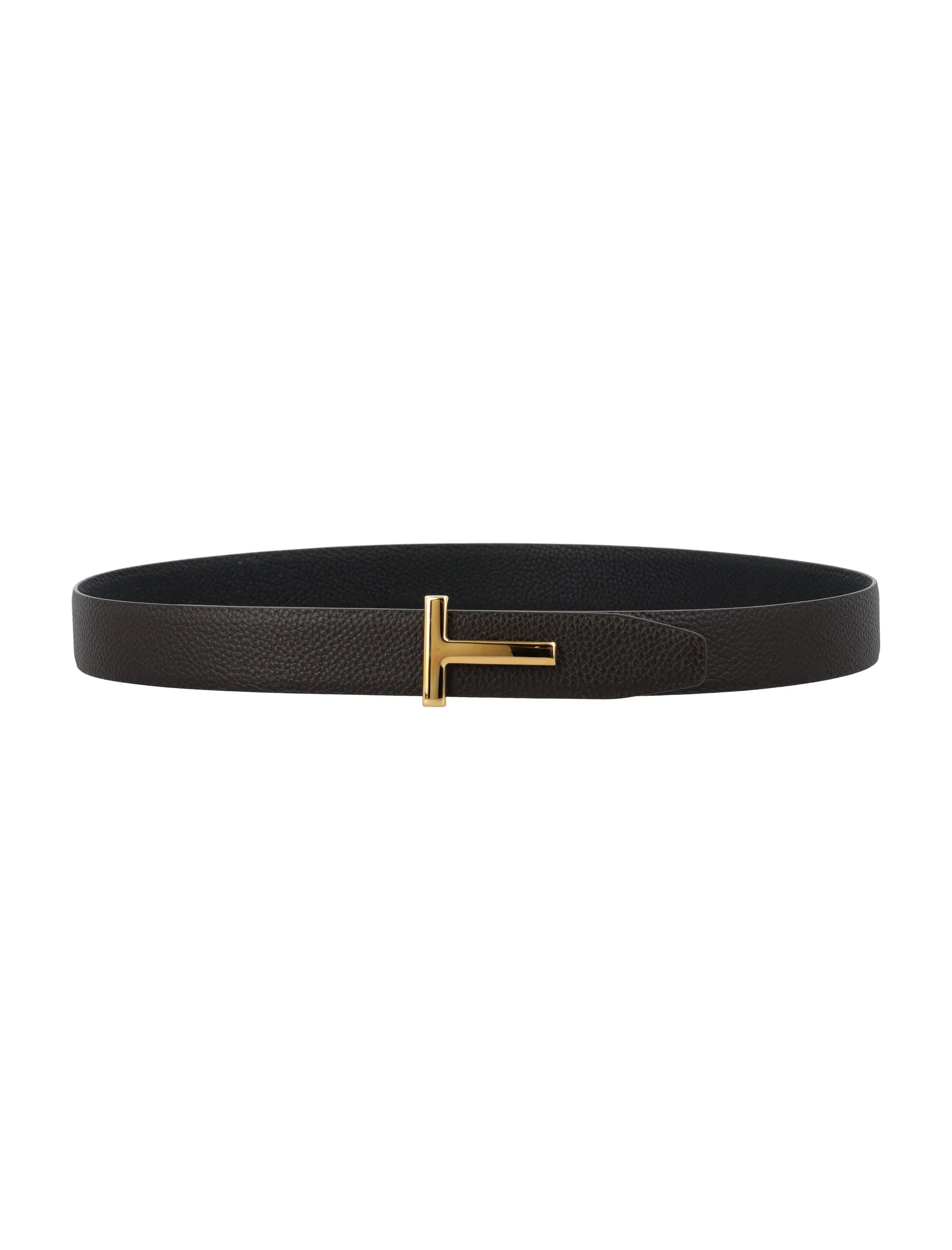 SMALL GRAIN LEATHER ICON BELT