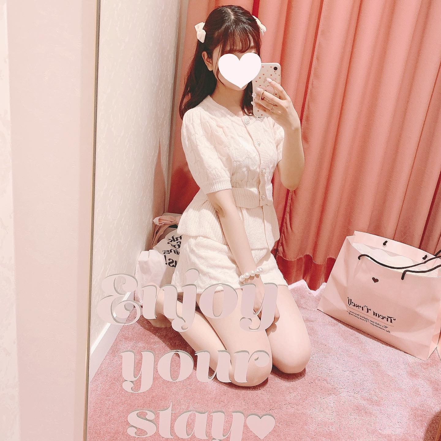 soft girl knit set