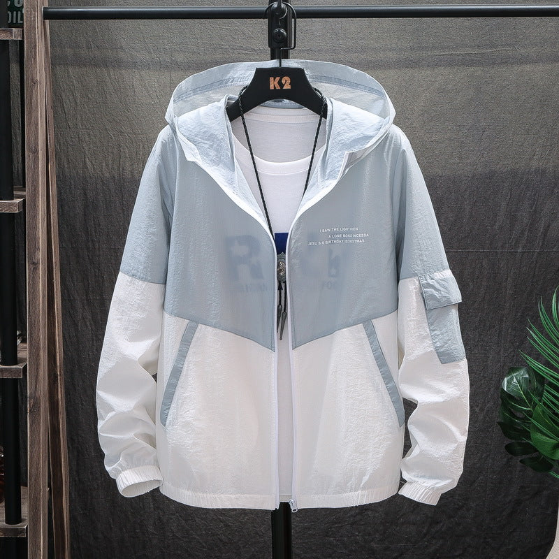 Summer outdoor hooded Korean style trendy jacket