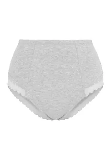 Super Soft Cotton High Waist Support Knickers by Oola | Look Again