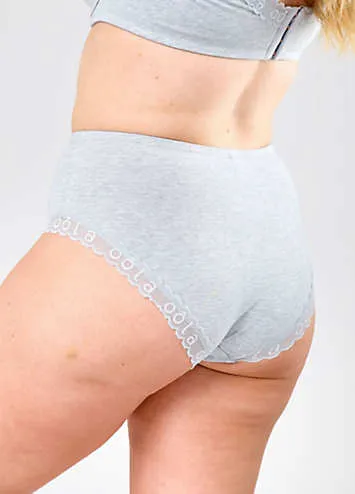 Super Soft Cotton High Waist Support Knickers by Oola | Look Again