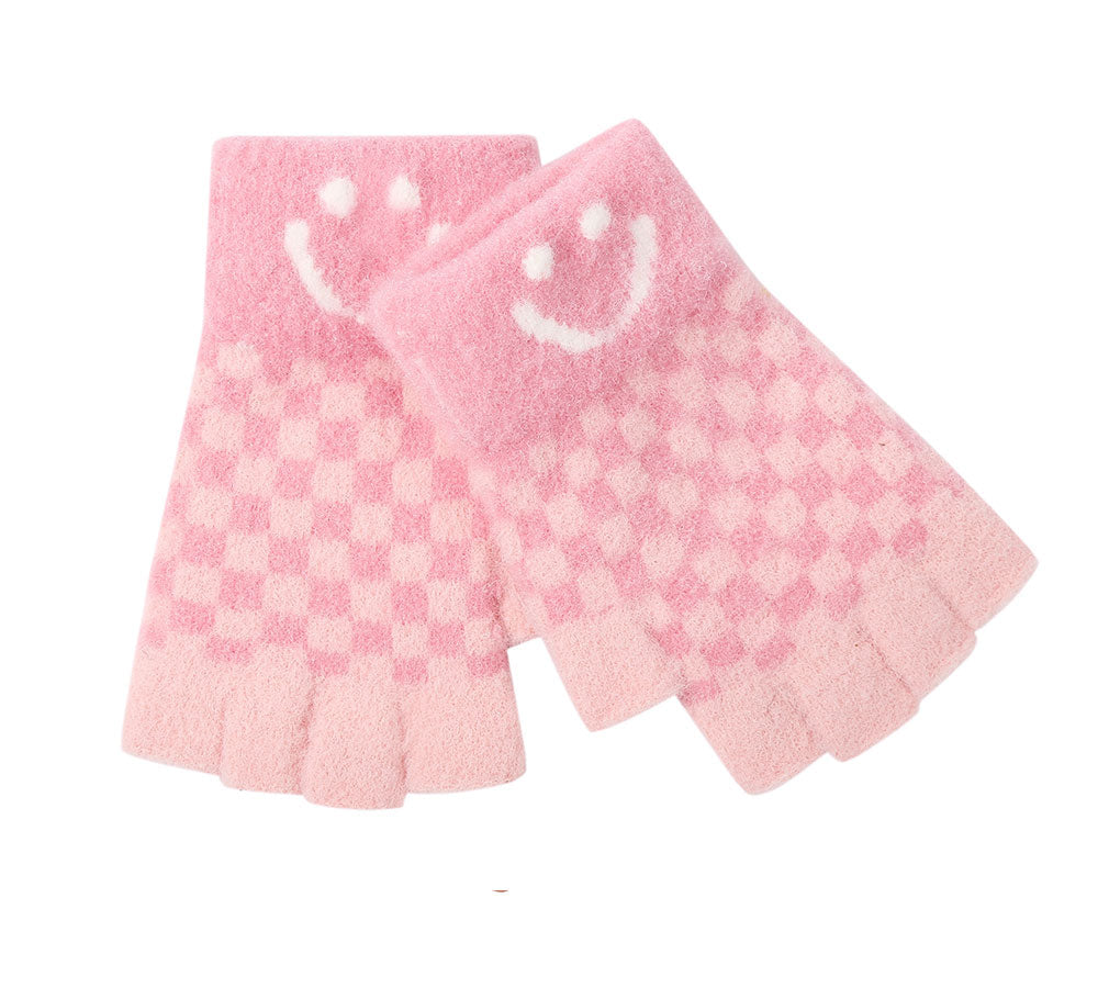 TARRAMARRA Kids Knit Fingerless Ultra Plush Knit Gloves