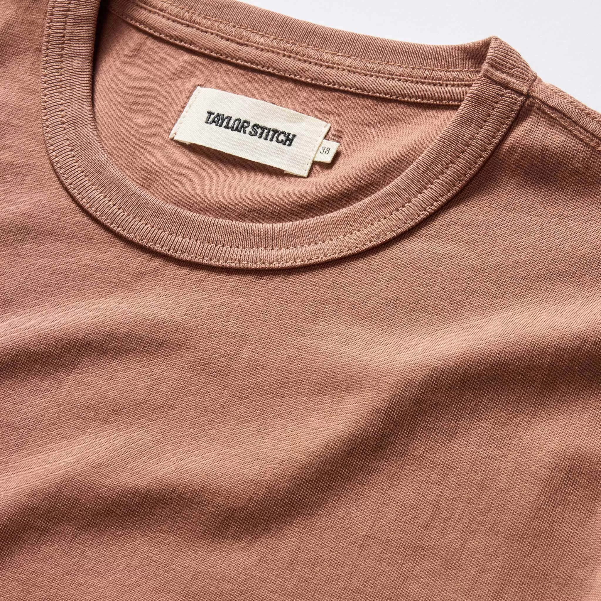 The Organic Cotton Tee in Faded Brick