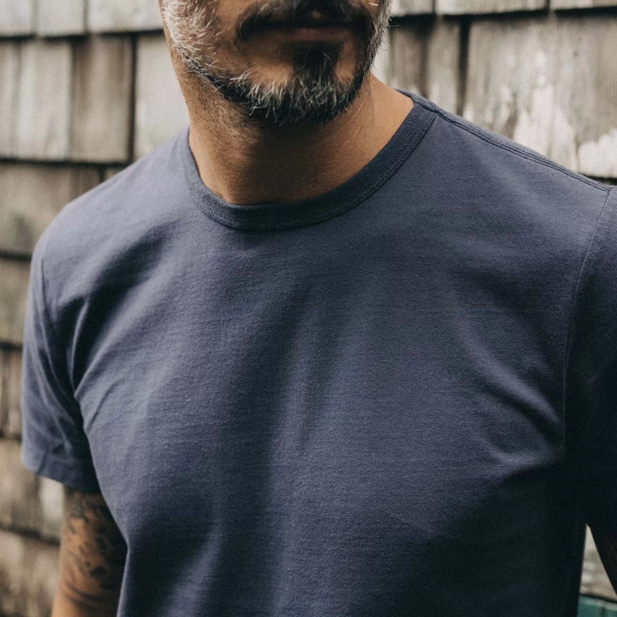 The Organic Cotton Tee in Navy