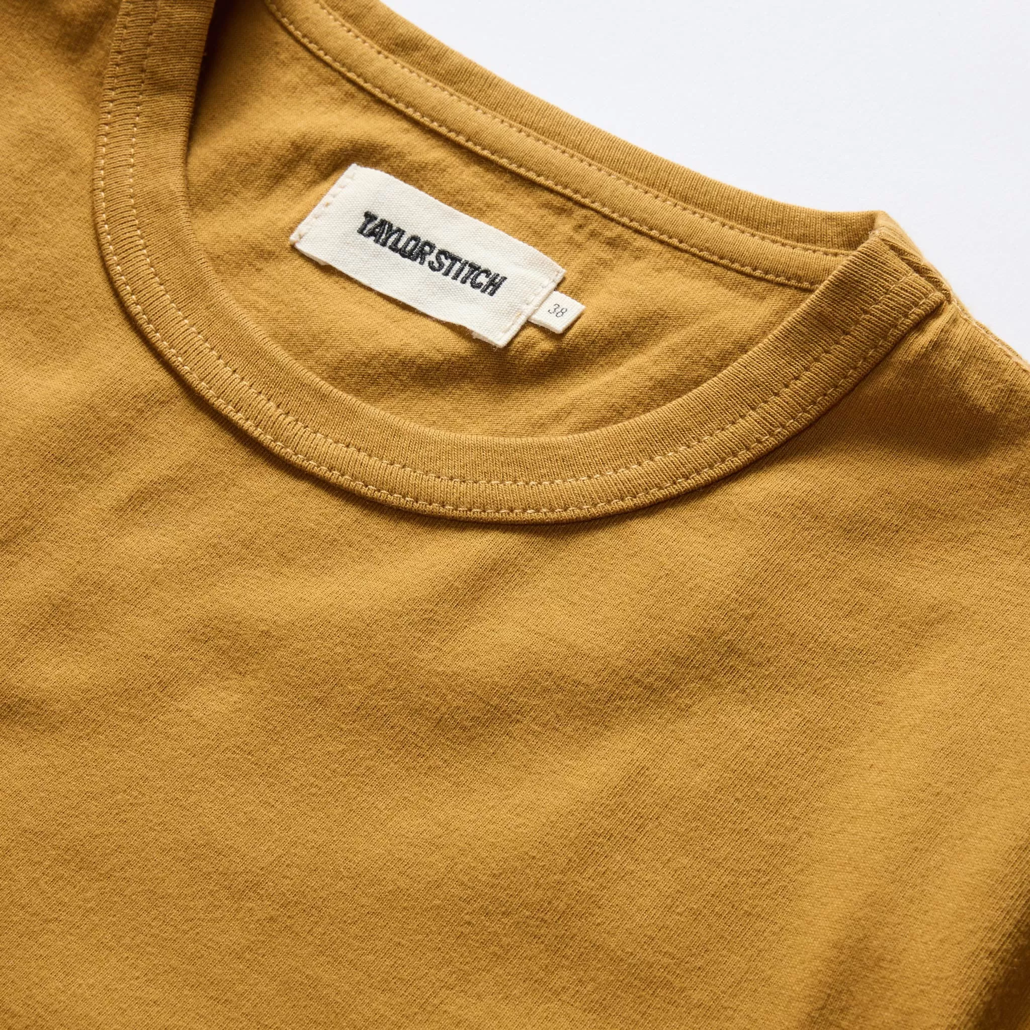 The Organic Cotton Tee in Old Gold