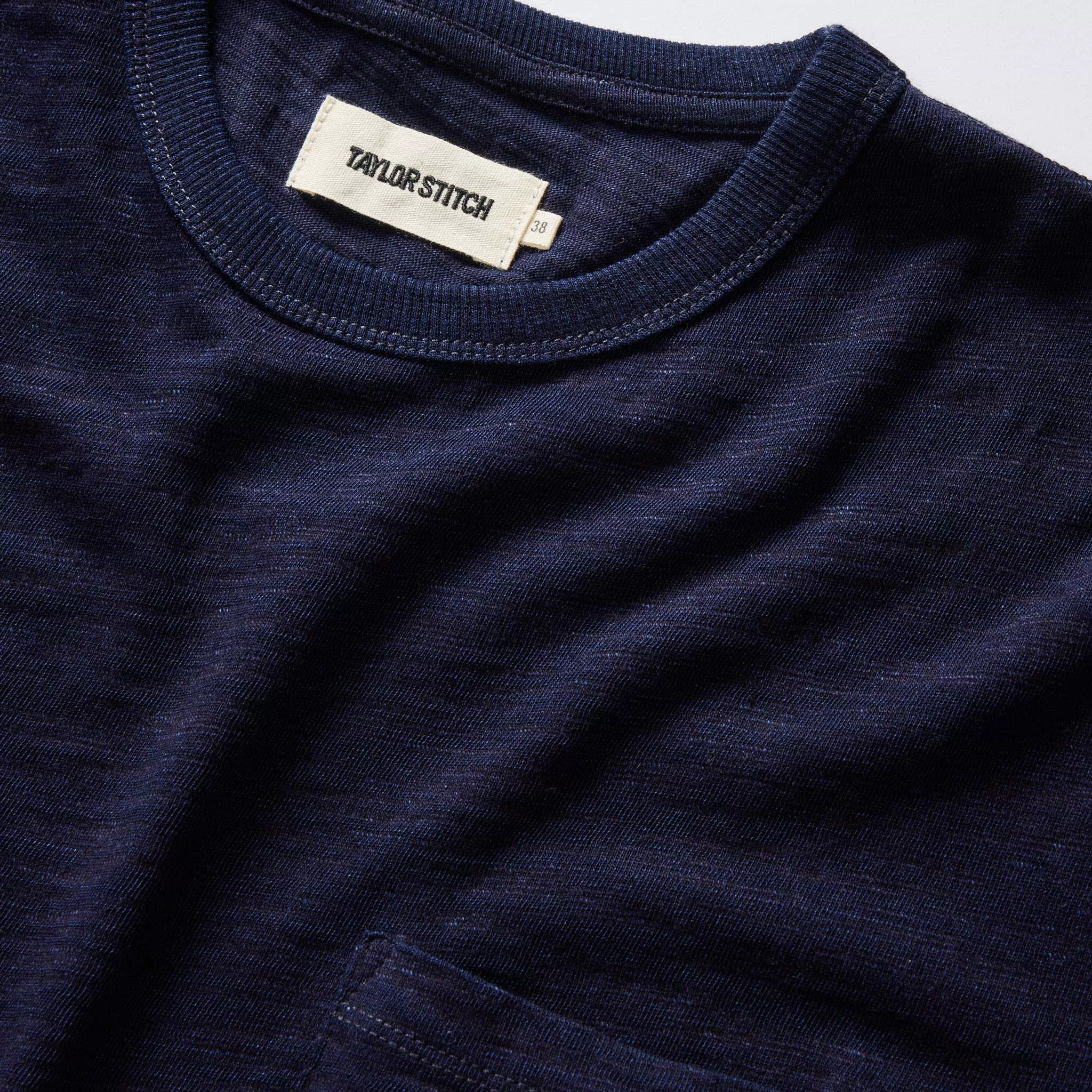 The Organic Cotton Tee in Rinsed Indigo