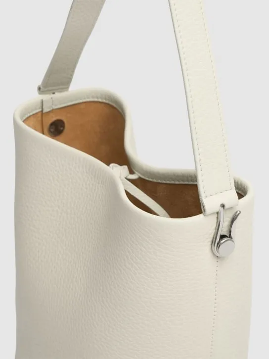 The Row   Small N/S tote hook leather bag 