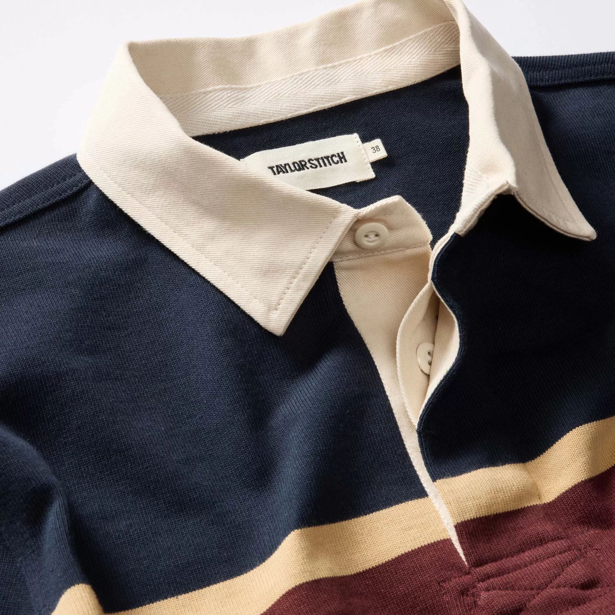 The Rugby in Dark Navy Stripe