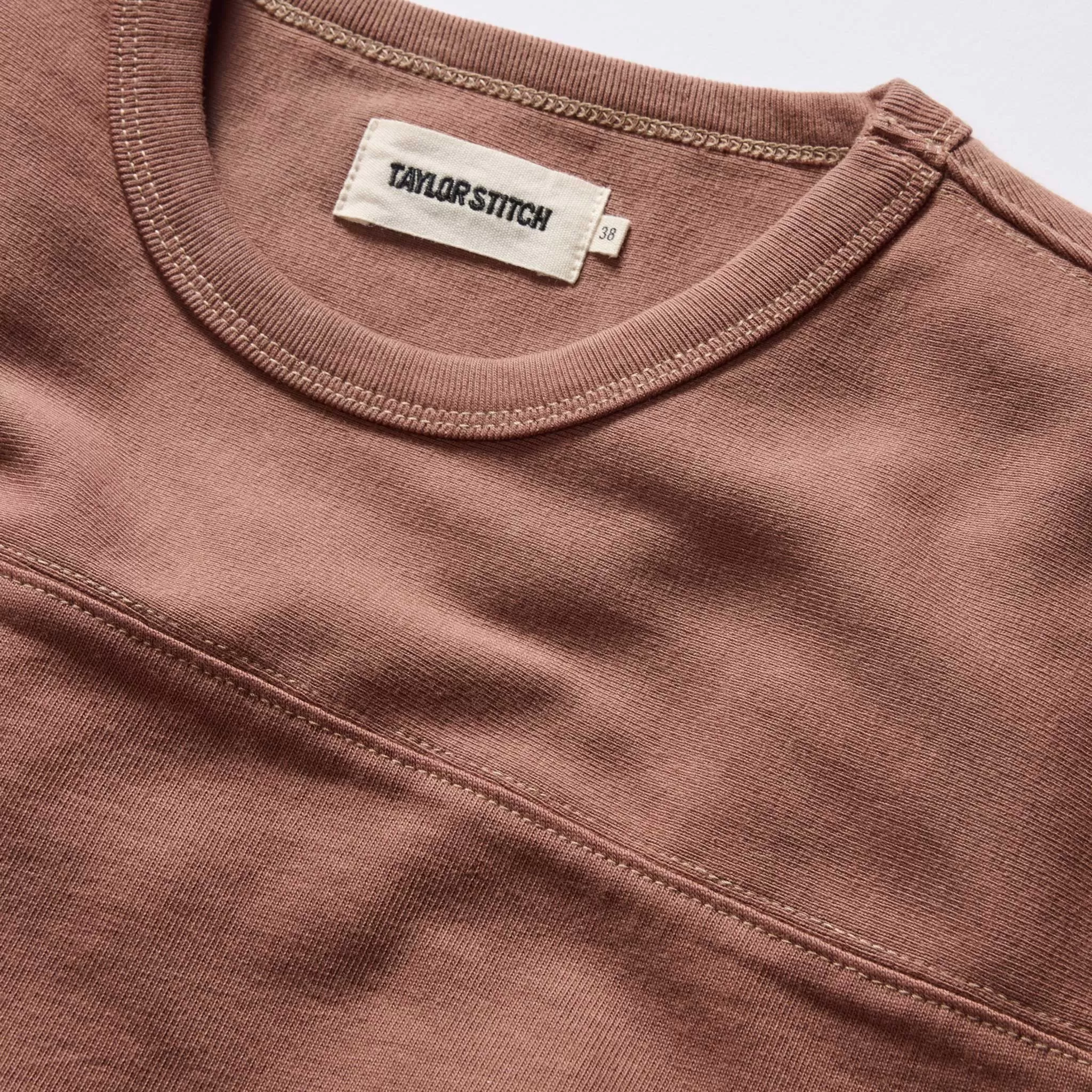 The Rugby Tee in Faded Brick