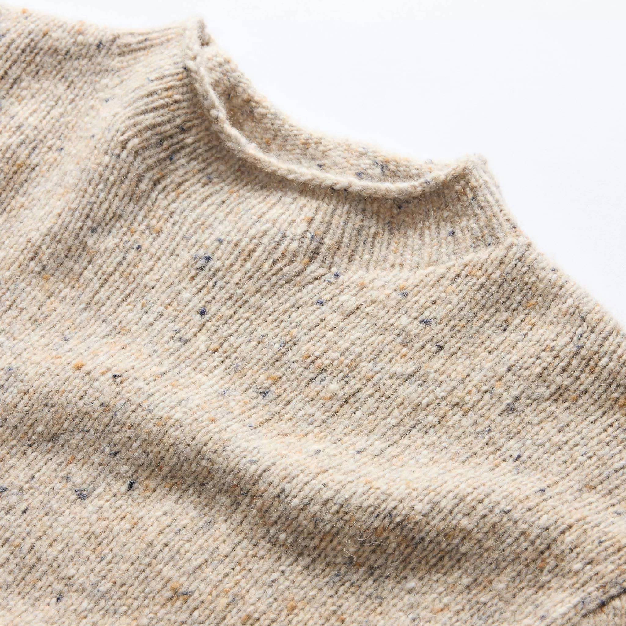 The Seafarer Sweater in Natural Donegal