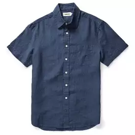 The Short Sleeve California in Navy Hemp