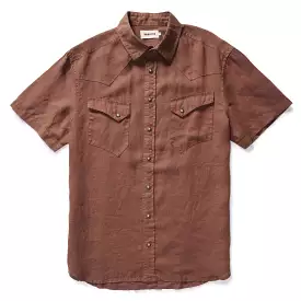 The Short Sleeve Western in Dried Guajillo