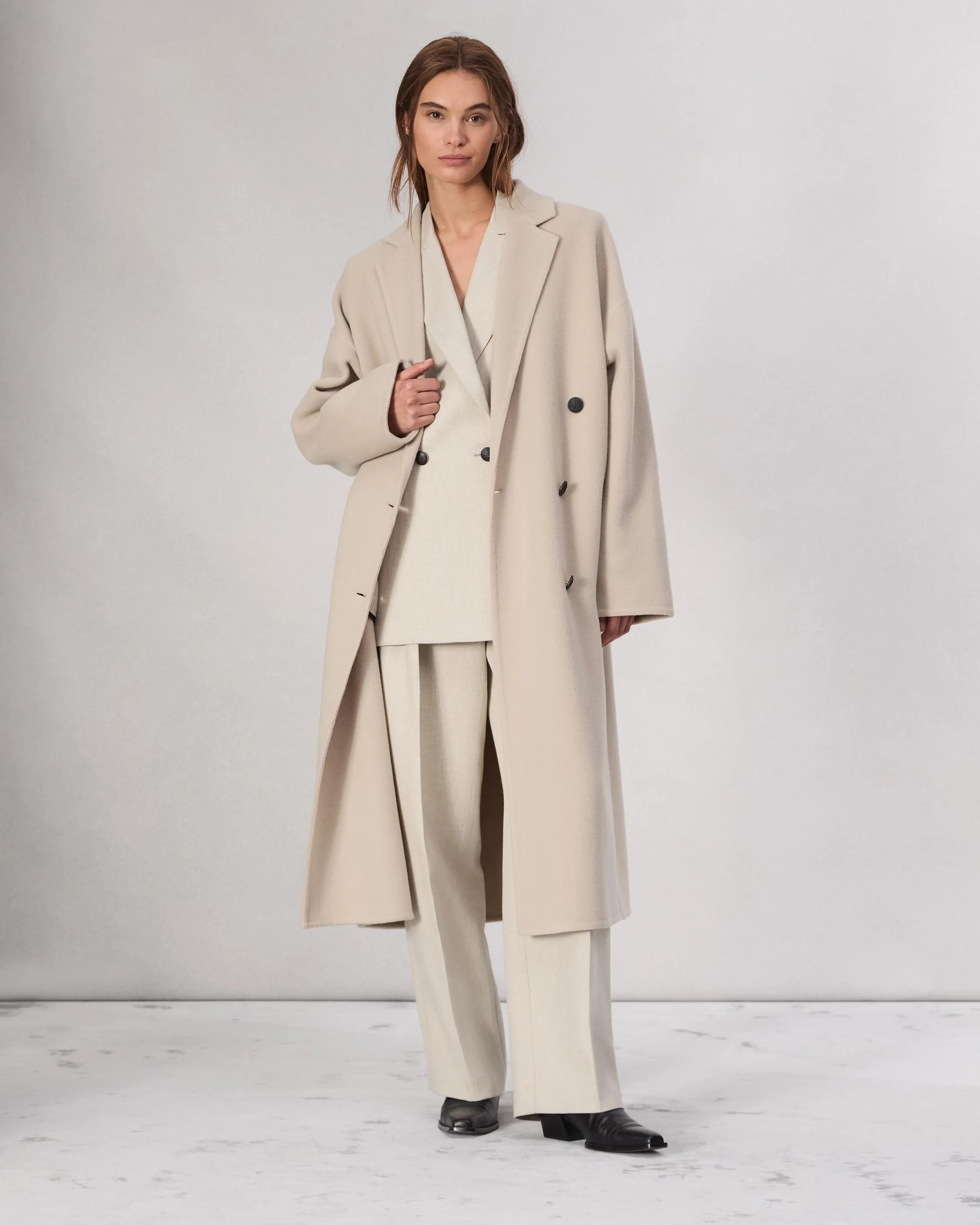 Thea Wool-Blend Coat