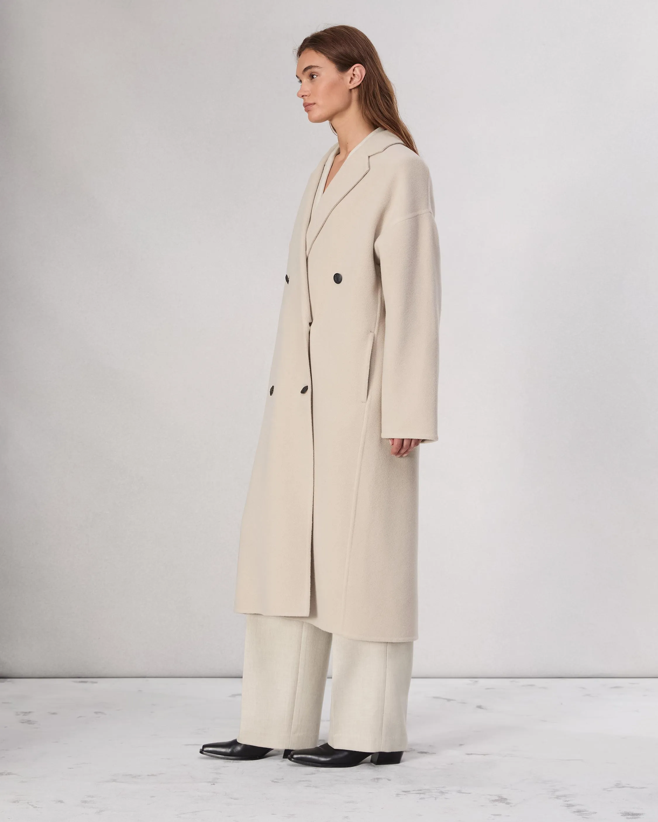 Thea Wool-Blend Coat