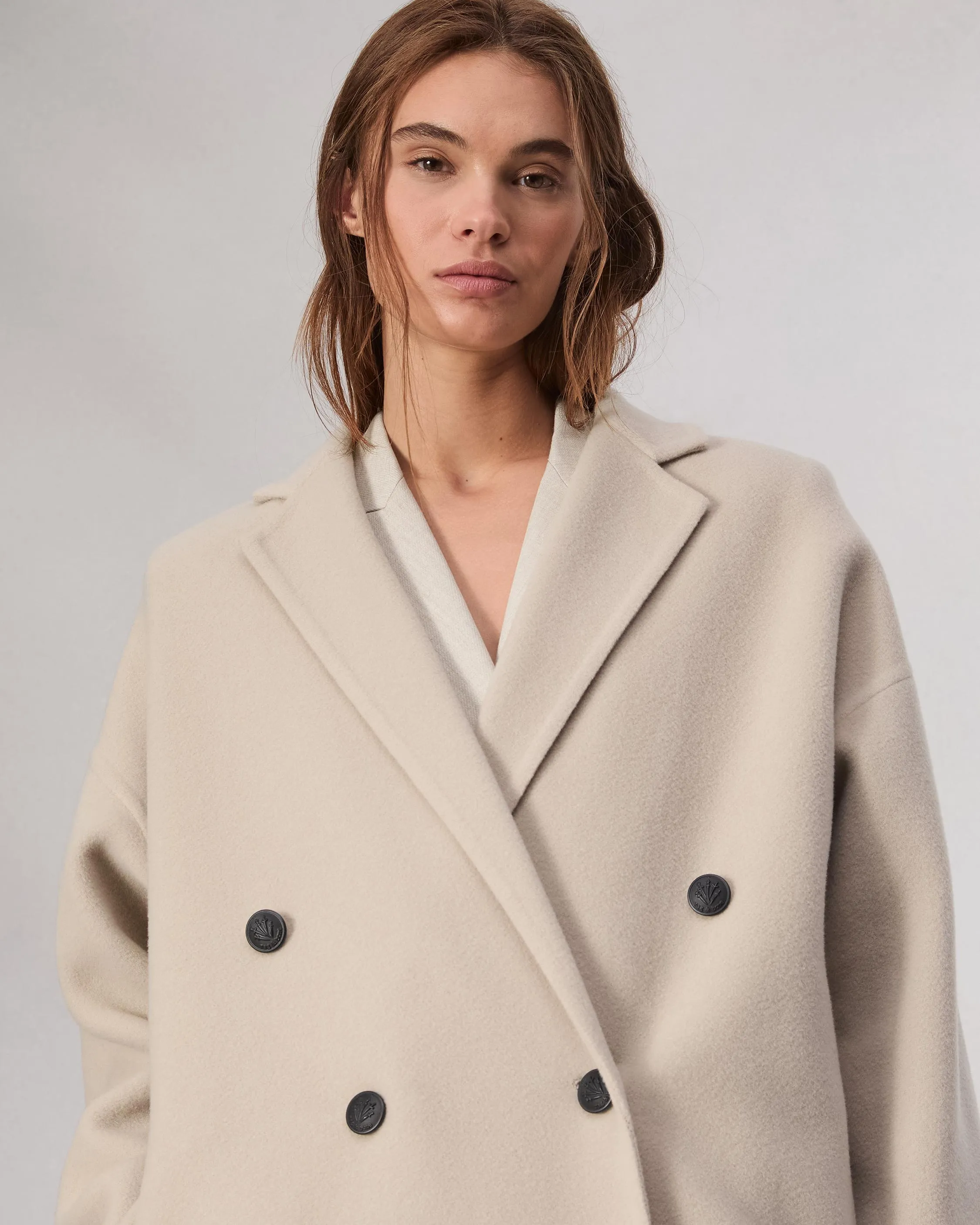 Thea Wool-Blend Coat