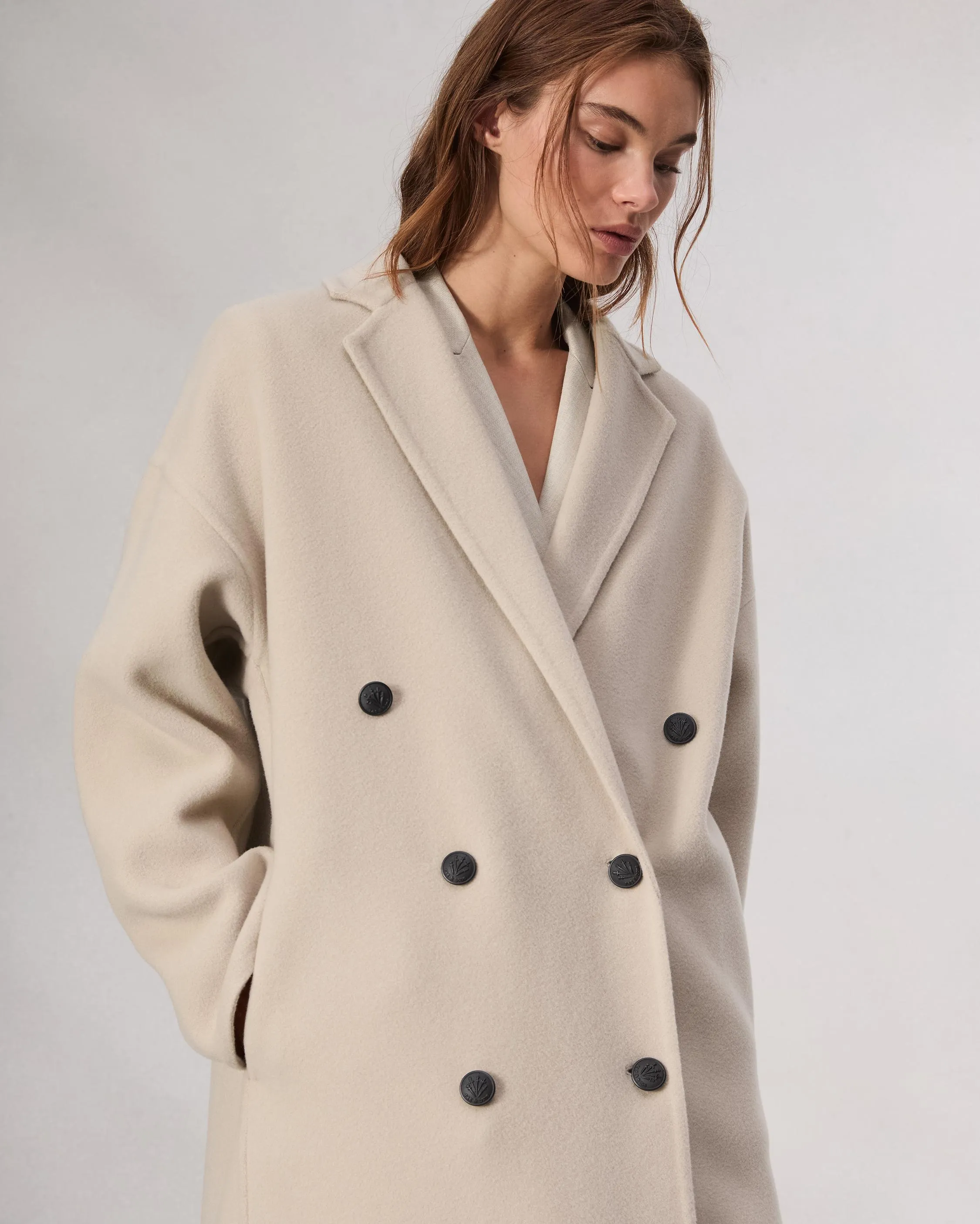 Thea Wool-Blend Coat