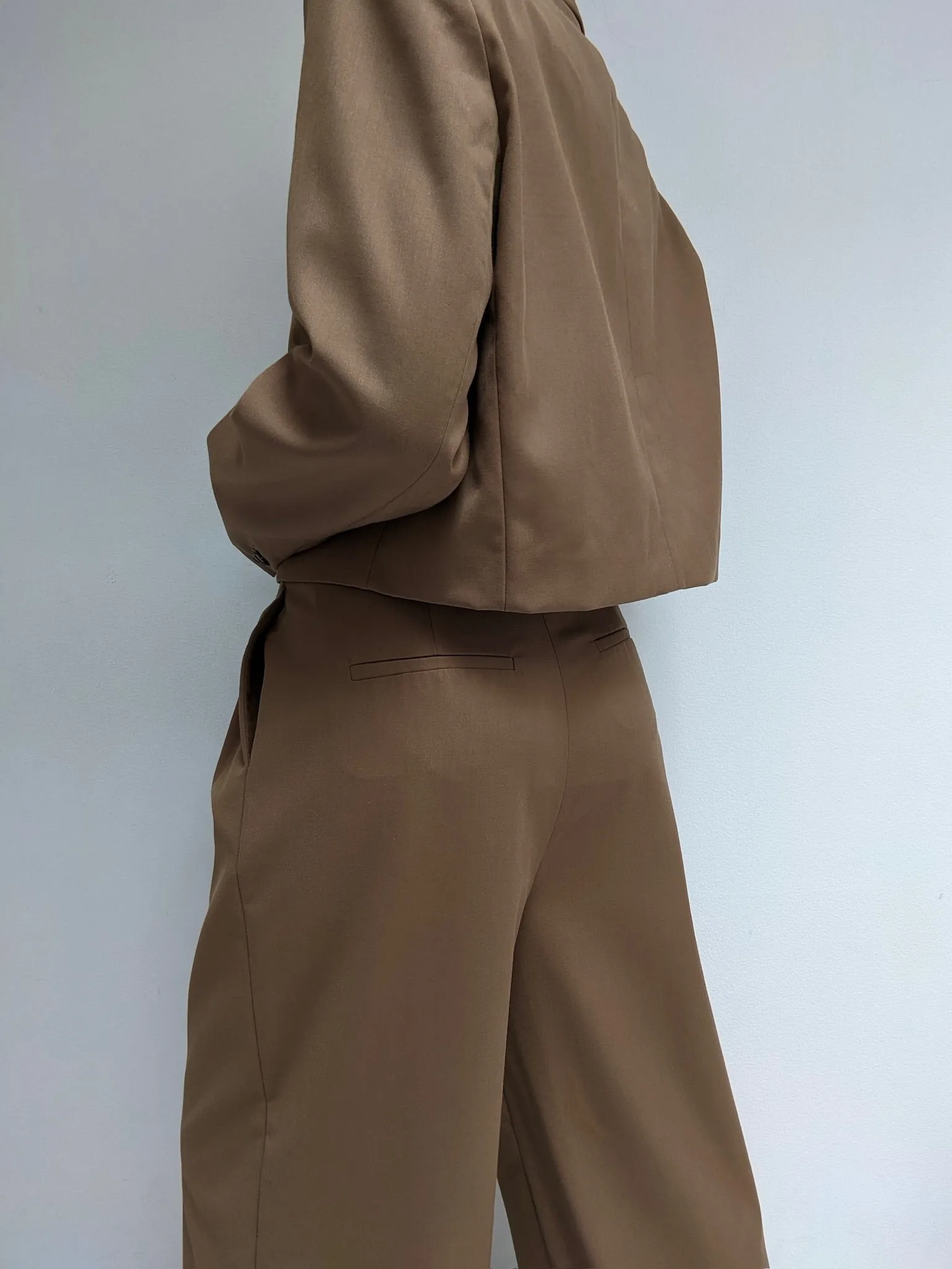 Toffee Twill Pantsuit