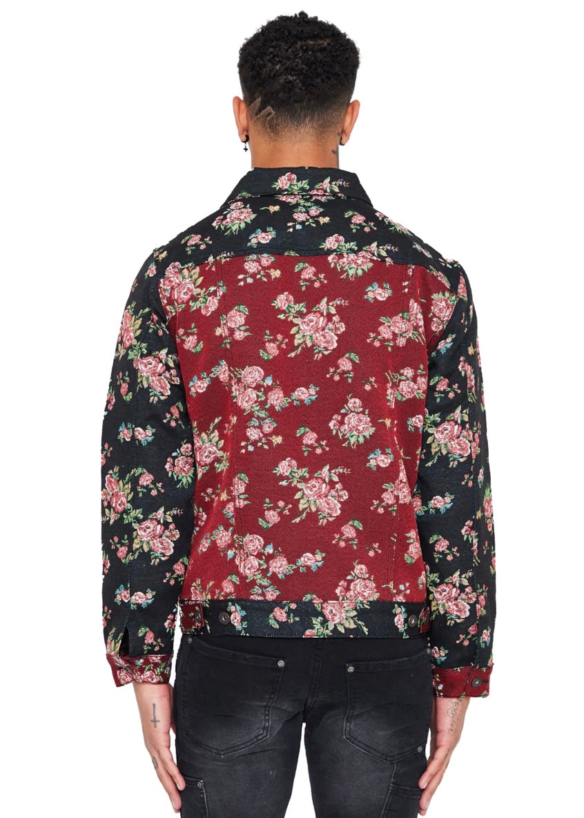 Valabasas “Picasso” Black Jacquard Jacket