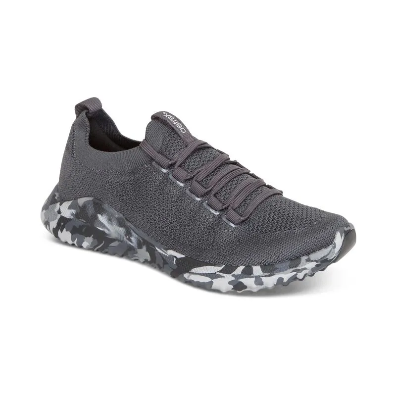 Women’s Aetrex Carly Sneaker – Charcoal Camo