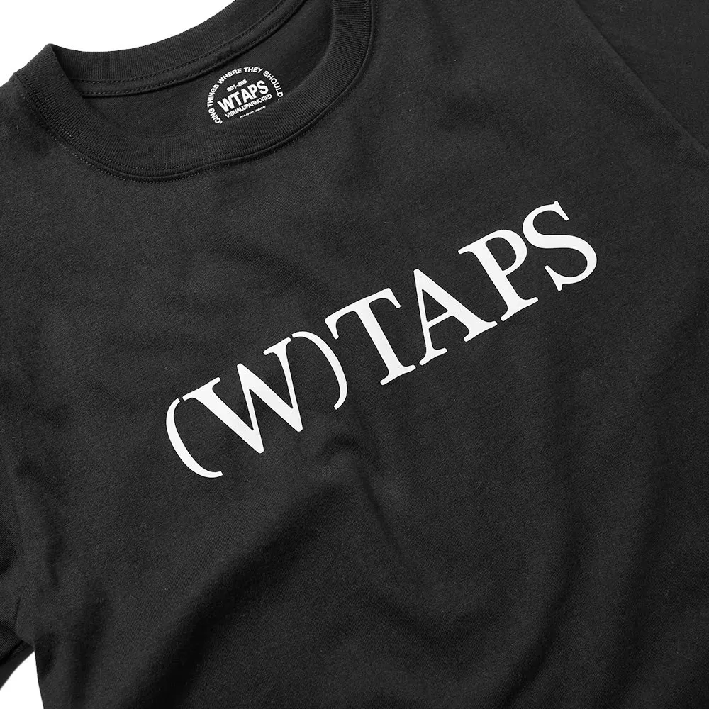 WTAPS Bracket TeeBlack